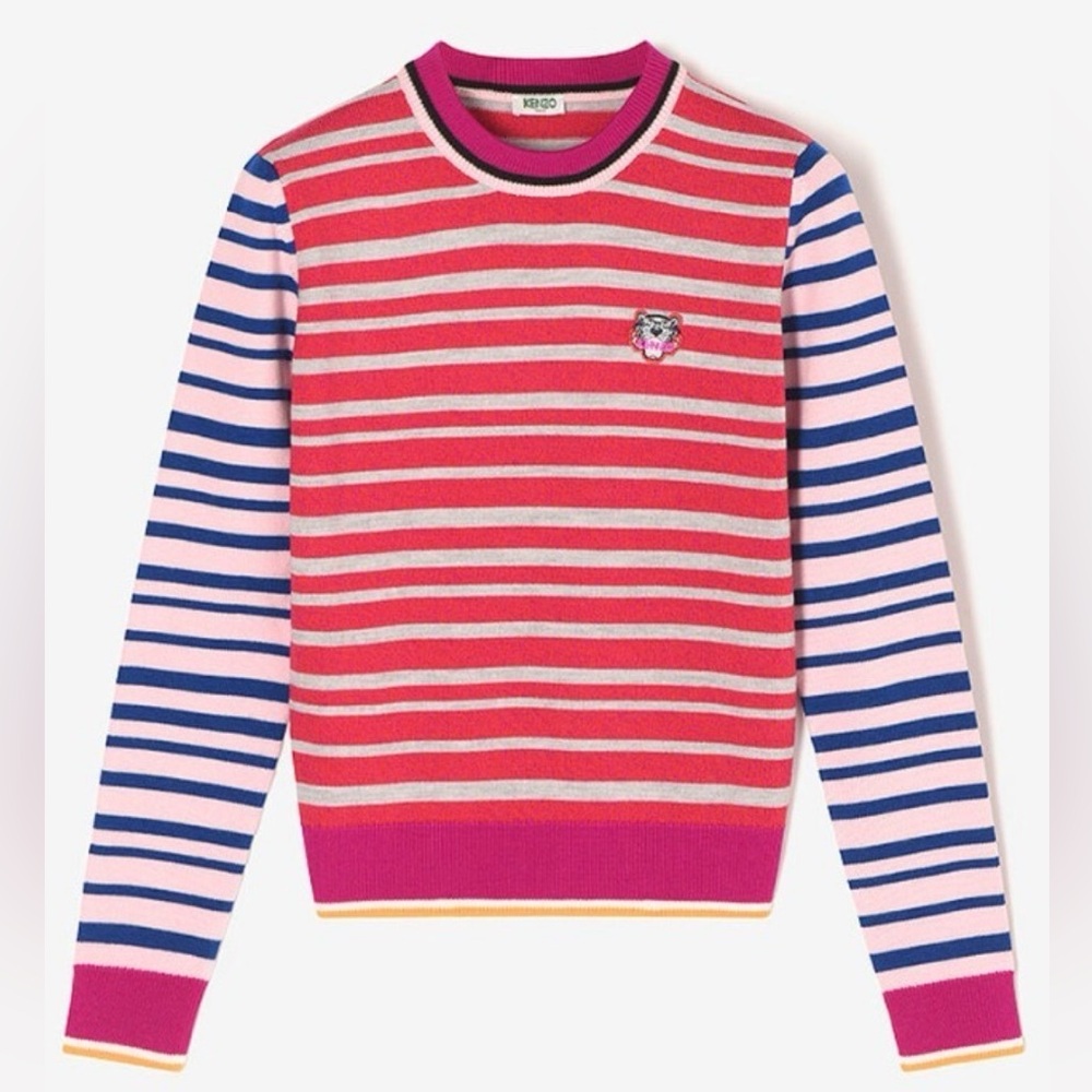 Kenzo Striped Crew Neck Sweater